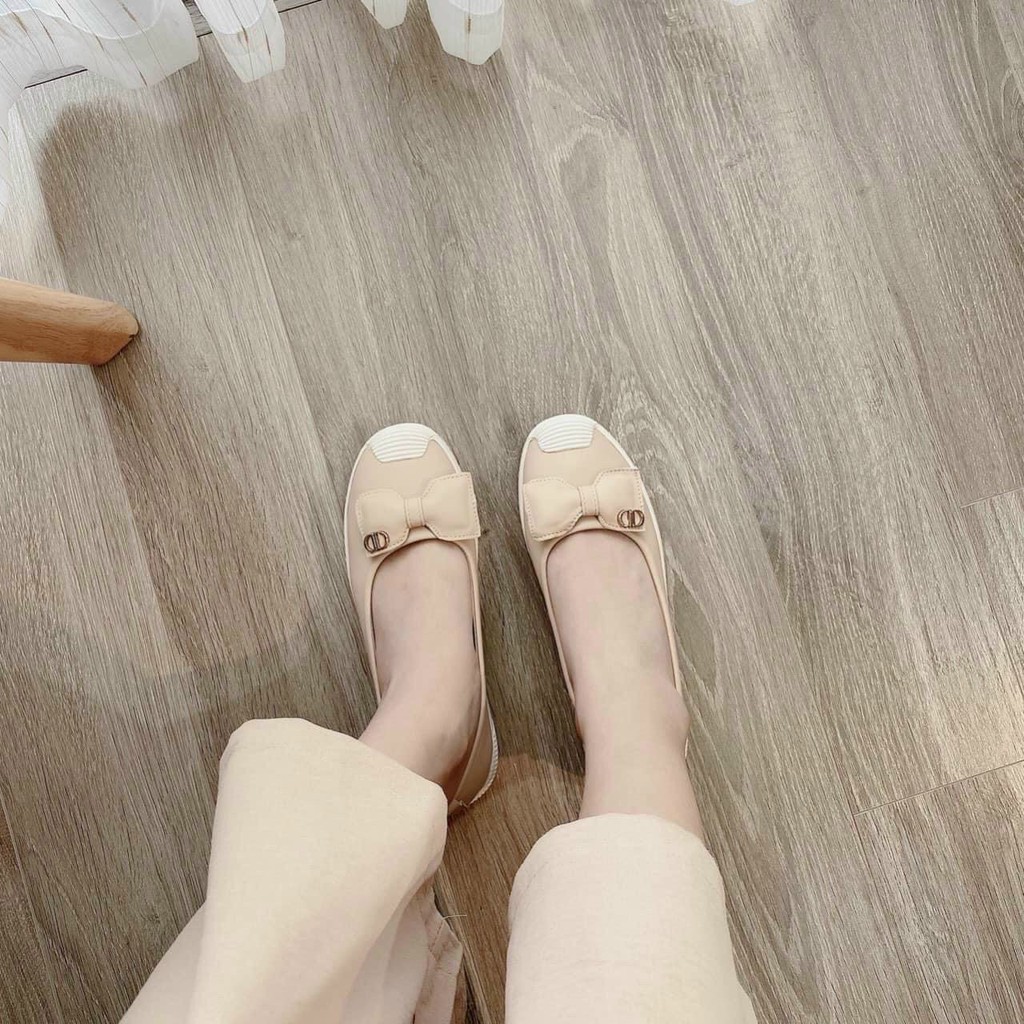 GIÀY BỆT DA MỊN NƠ PHỒNG CD | BigBuy360 - bigbuy360.vn