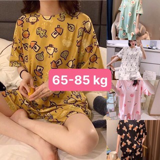 Bộ đồ mặc nhà ☀️BIGSIZE, bộ đồ mùa hè vải Thun cotton nhẹ mát cho mùa hè