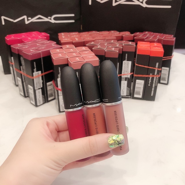 Son MAC Power Kiss Liquid kem đủ màu