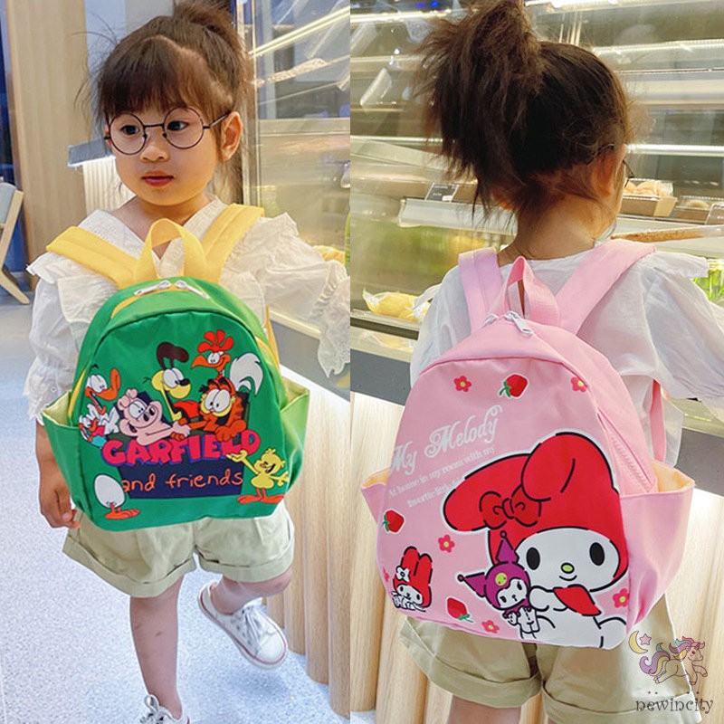 Balo đi học trẻ em in hình hoạt hình thời trang phong cách Hàn Quốc