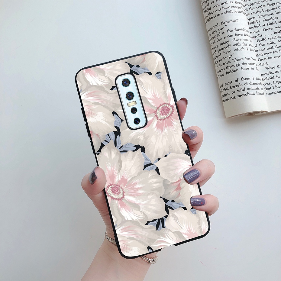 Ốp Điện Thoại TPU Silicone Mềm Hình Mèo Xinh Xắn Cho VIVO V17 Pro 1910