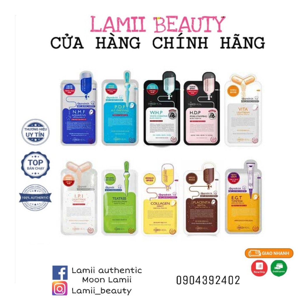 Mặt nạ giấy Mediheal các loại