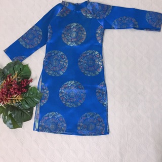 Áo dài gấm bé trai ( quần + áo)