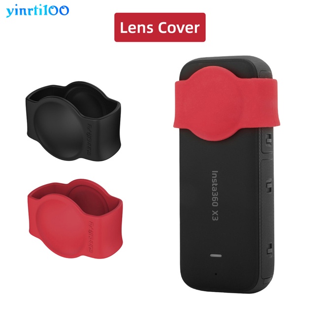 Nắp Bảo Vệ Ống Kính Máy Ảnh Yinrti100 Bằng Silicon Chống Trầy Cho Insta360