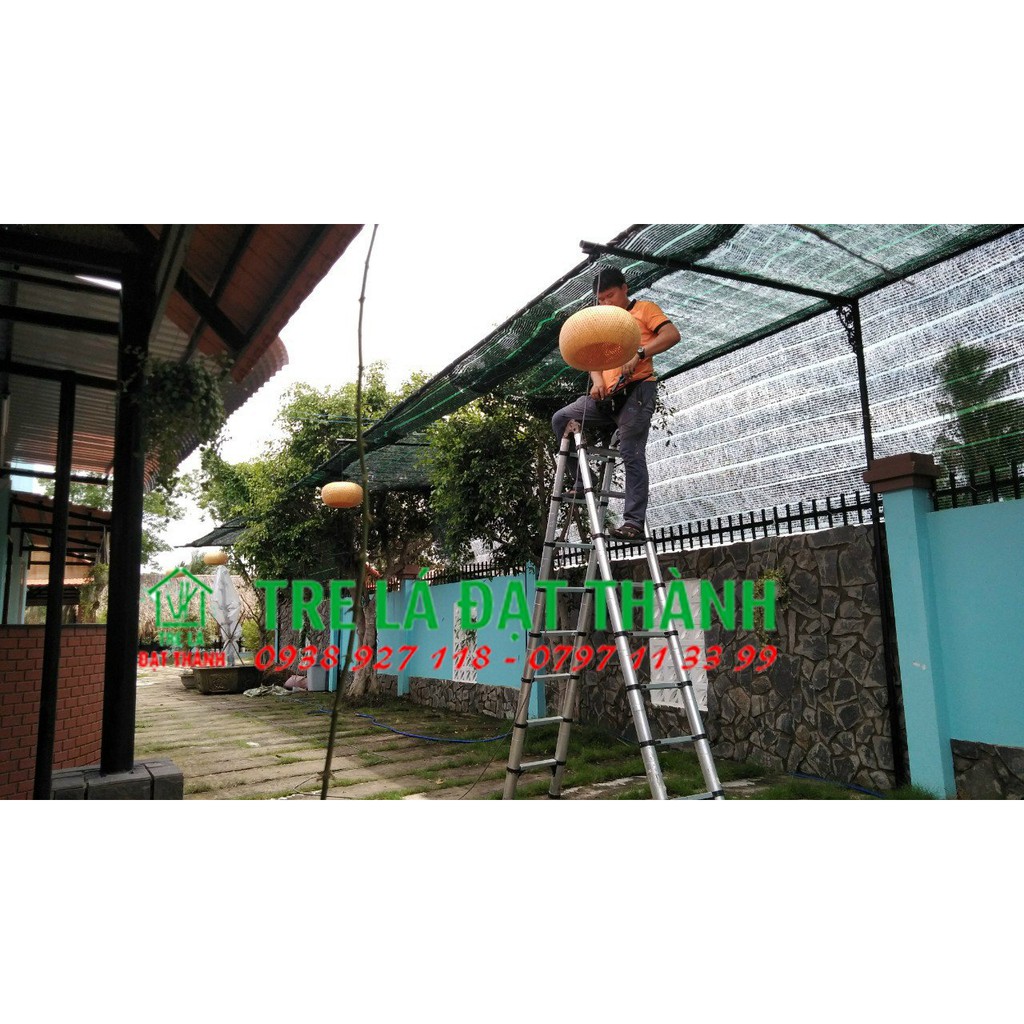 ĐÈN MÂY TRE ĐAN TREO TRẦN