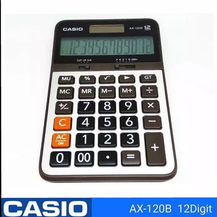 Máy tính chính hãng CASIO AX-120B cực bền - BH 7 năm