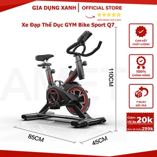 Xe đạp tập thể dục, xe đạp tập gym tại nhà gym bike sport q7 - bảo hành 12 tháng, lỗi 1 đổi 1 mới!