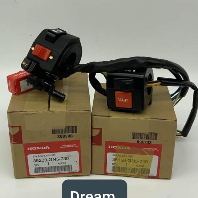 Cặp cùm công tắc xe DREAM thái zin honda thái xịn