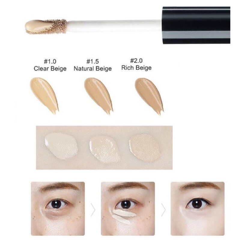 Kem Che Khuyết Điểm The Saem Cover Perfection Tip Concealer