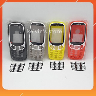 Vỏ điện thoại nokia 3310 ,full bộ bàn phím,mới 100%.