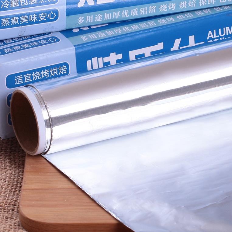 Cuộn giấy bạc nướng thực phẩm 10 mét KAULUS Dùng cho mọi loại bếp nướng điện, than, nồi chiên không dầu