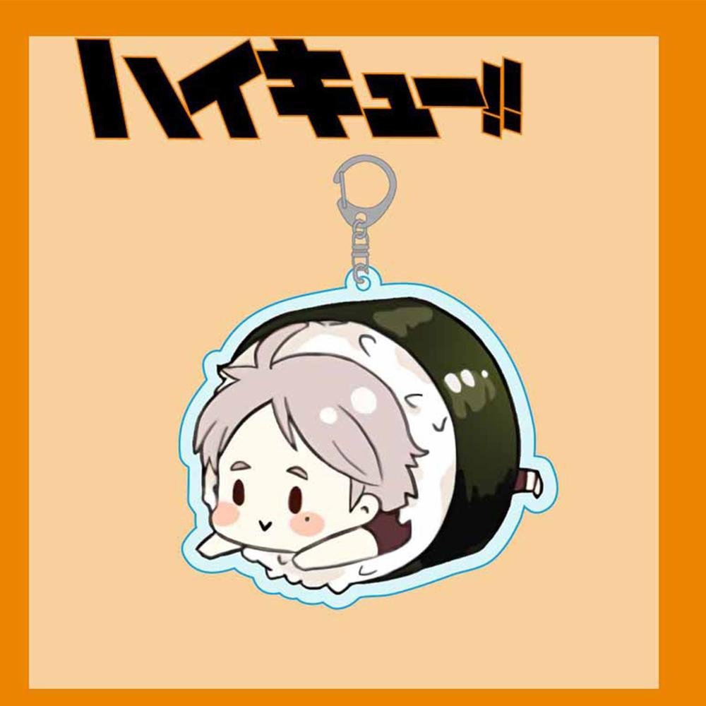 Vanes1 Haikyuu! Móc Khóa Xe Hơi Hoạt Hình Dễ Thương