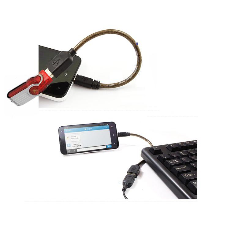 Cáp OTG Chuyển Micro USB sang USB 2.0 Unitek Y-C438