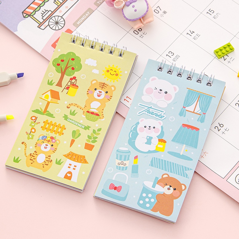 Bộ 24 Tờ Miếng Dán Trang Trí Kiểu Hoạt Hình Sáng Tạo DIY