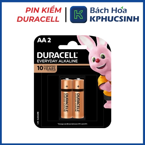 Pin kiềm Duracell Everyday aa vỉ 2 viên KPHUCSINH - Hàng Chính Hãng