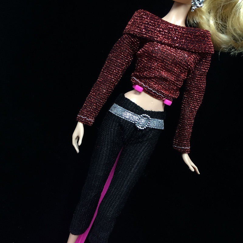 Búp Bê Barbie Thời Trang Handmade Quần Áo Đầm Phong Cách Khác Nhau Dành Cho Trẻ Em-intl_BBYA2_168