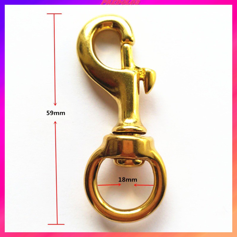 [BigSale] Swivel Eye Hook Snap Marine Dog Chain Clip Hiking Key Holder 20x80mm