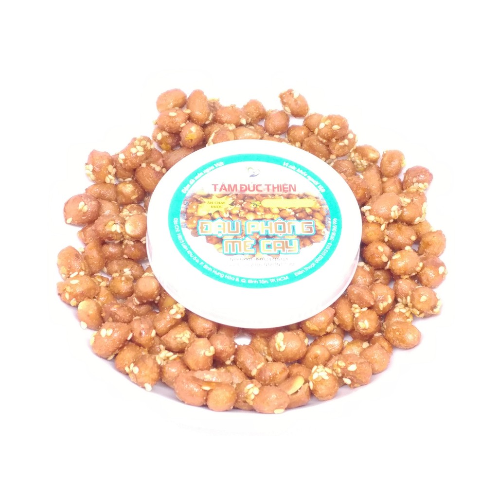 Hộp Đậu Phộng Mè Cay Tâm Đức Thiện 255GR