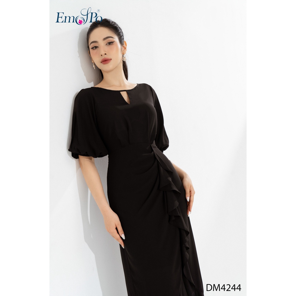 Đầm ôm đuôi cá Emspo tay xẻ, bèo thân trước DM4244