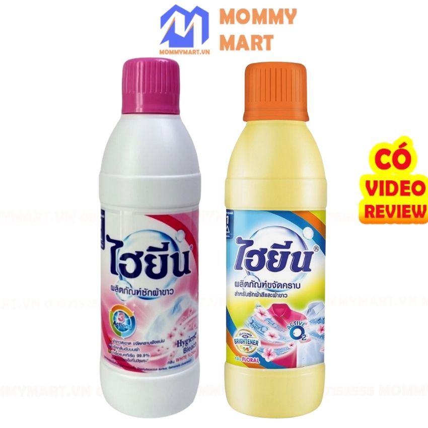 Thuốc tẩy mốc quần áo trắng/màu Hygiene 250ml Thái Lan Siêu Sạch Không Gây Mùi Tẩy Mommymart