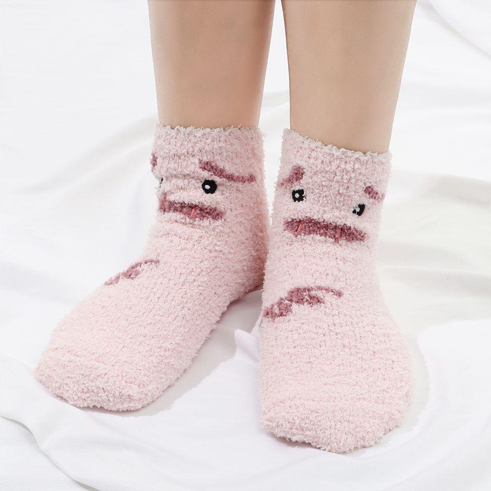 Vớ Lông Cừu San Hô Dày Dặn Ấm Áp Dễ Thương
