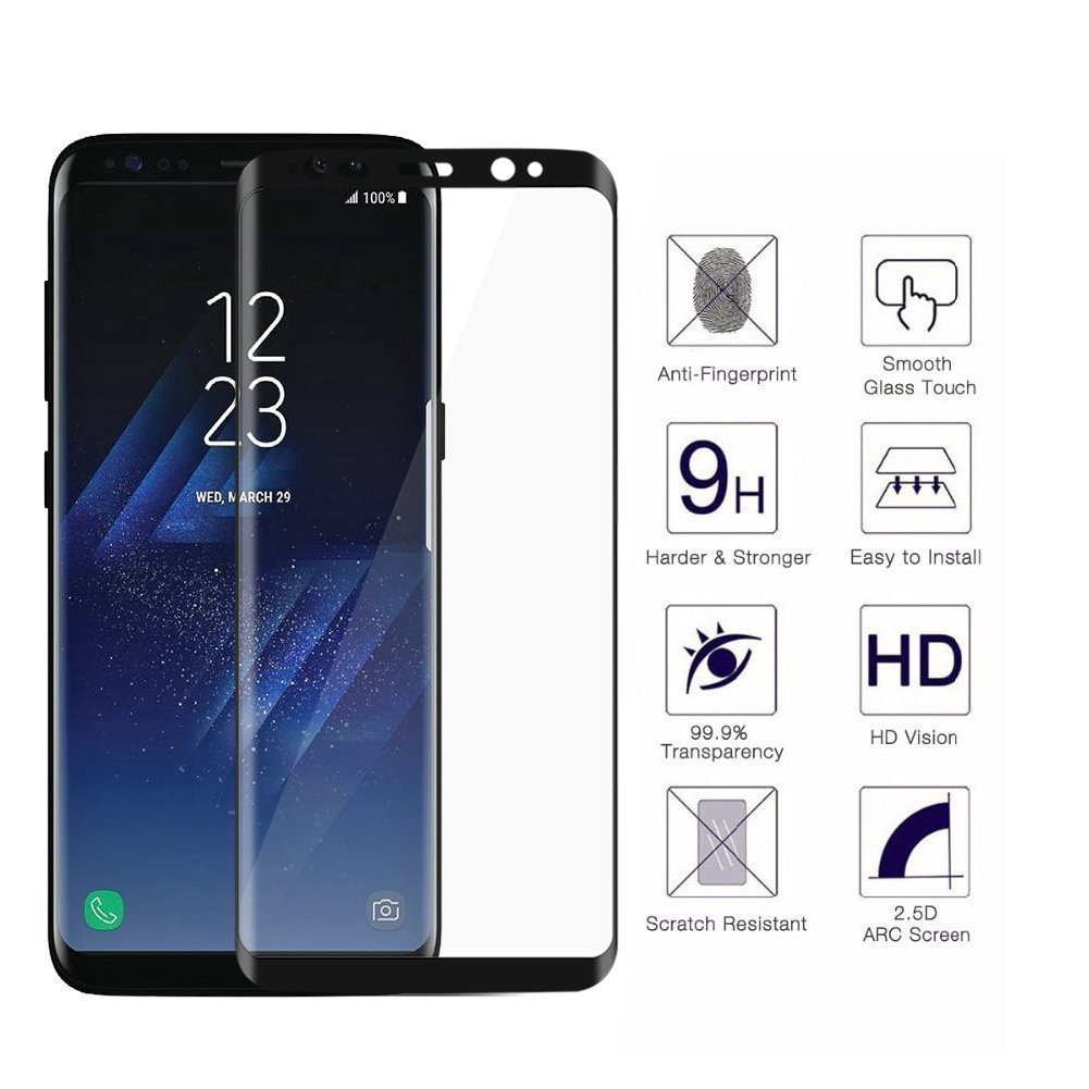 Set 2 miếng dán cường lực bảo vệ cho For Samsung Galaxy S8 S8 plus S9 S9 plus