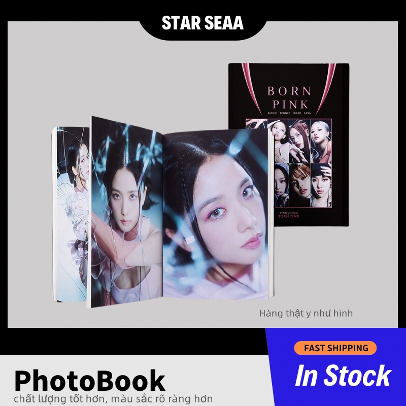 【BLACKPINK】BORN PINK Album pink venom Ảnh Mini In Hình Nhóm Nhạc Blackpink