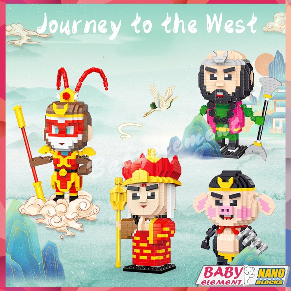 Đồ Chơi Lắp Ráp Nhân Vật Hoạt Hình The Journey to The West tangseng The Monkey King