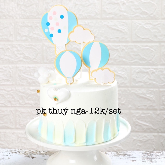 5 Set cắm đám mây khinh khí cầu