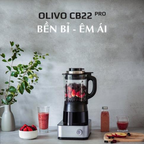 Máy làm sữa hạt, Máy Xay Nấu Cao Cấp OLIVO CB22 PRO 14 chế độ nấu, chống tràn, độ ồn thấp nhất