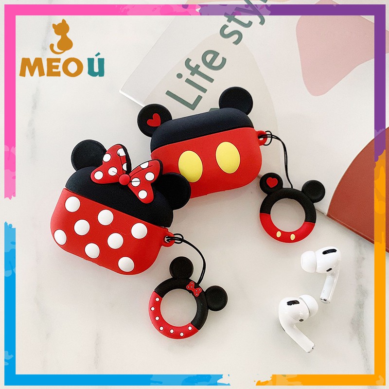 Ốp Airpods Mickey Minnie cho AirPods 1/2/Pro - airpod case