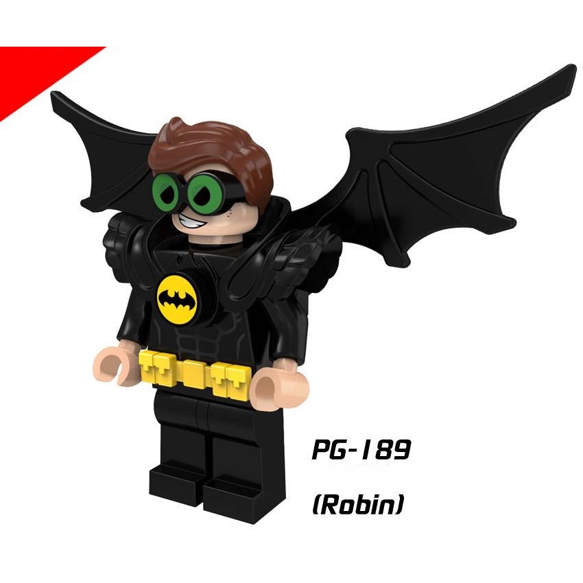 Bộ Đồ Chơi Lắp Ráp Lego Hình Mặt Người Dơi Bằng Cao Su