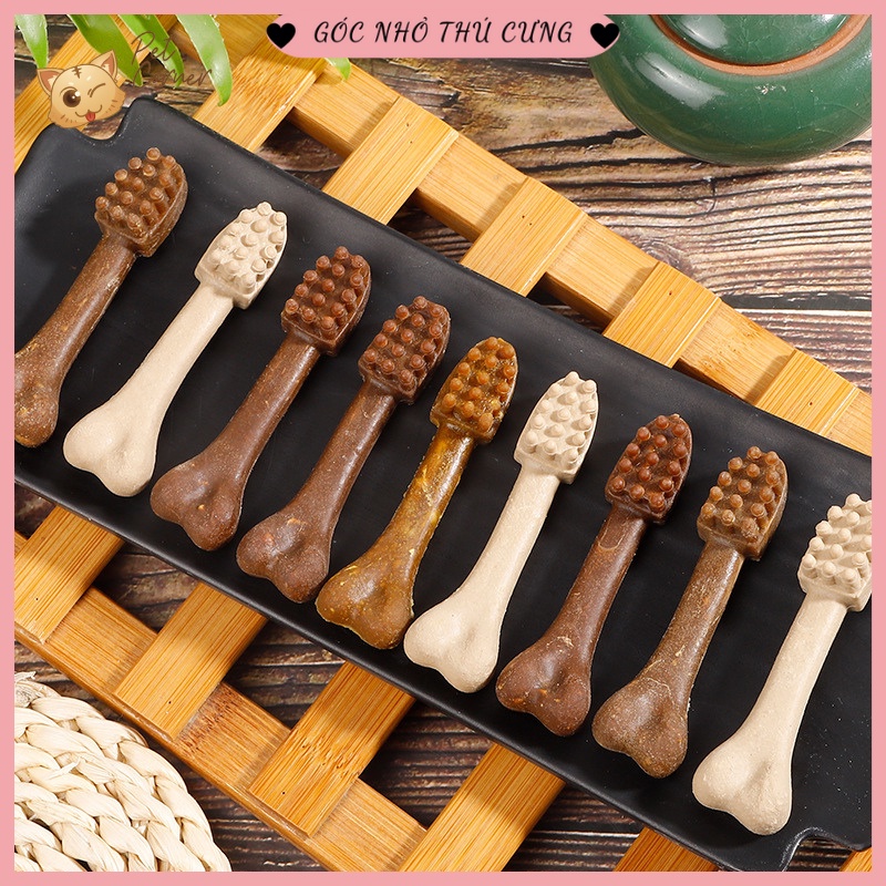 [Gói 30 chiếc] Xương gặm làm sạch răng, thơm miệng cho chó