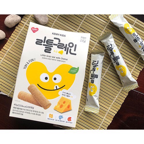 Bánh ăn dặm ngũ cốc dinh dưỡng Kemy Kids cho bé 6m+ (Hàn Quốc)