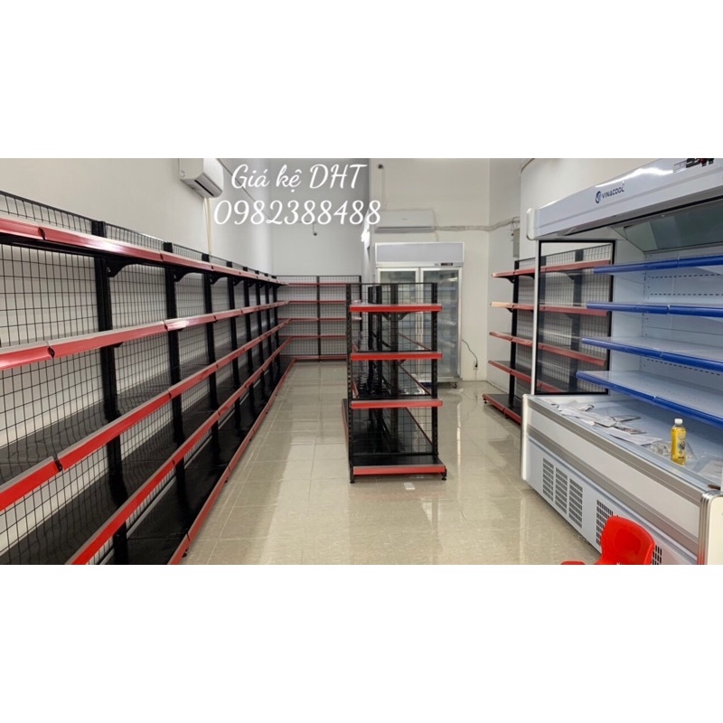 Kệ để hàng siêu thị màu đen giá rẻ