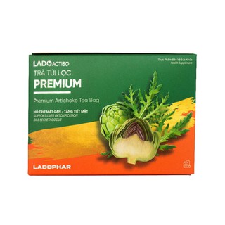 [New 2020] Trà Actiso túi lọc Premium Hộp 20 túi lọc - Ladophar