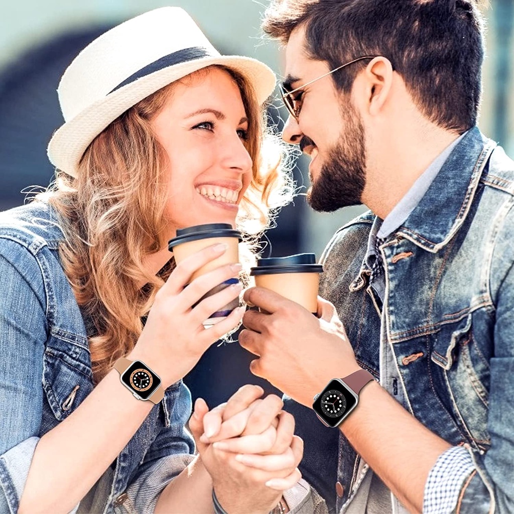 Dây Đeo Thay Thế Bằng Silicon Thoáng Khí Cho iwatch series 49mm 45mm 44mm 42MM 41mm 40MM 38mm ultra 8 7 6 SE 5 4 3 2 T500 Pro / d20