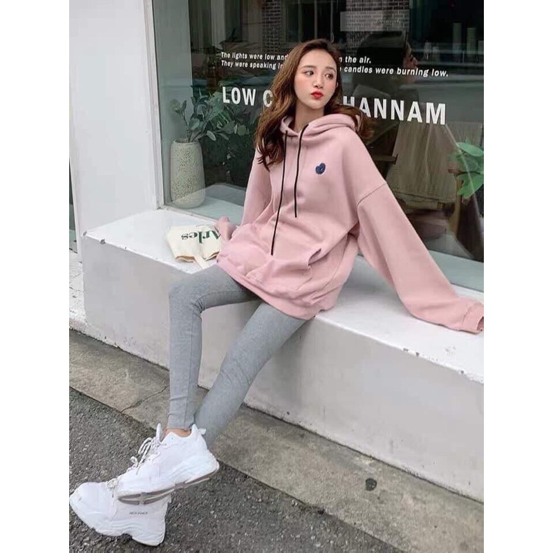 FREESHIP 50K - Áo hoodie thêu tim xinh xắn. Áo mặc đi chơi , đi học đều xinh nhà các bạn^^