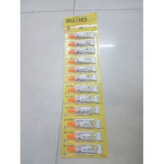 Keo dán sắt Gold 3 secs110 (1 vĩ/12 chai)