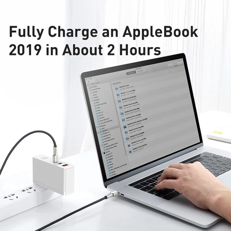 Cáp sạc nhanh, siêu bền 100W Baseus Cafule Metal Series Type C LV907