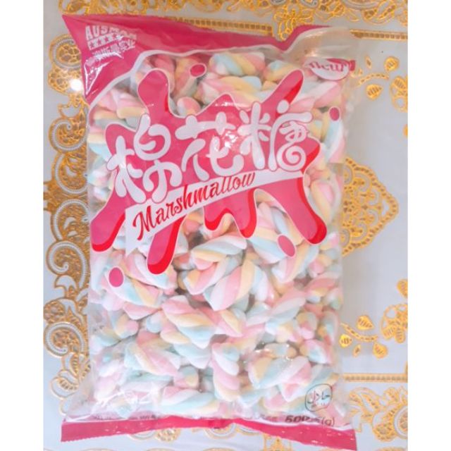 Kẹo MarshMallow 1kg với Giá từ 135k Có Màu Trắng làm Kẹo Nougat