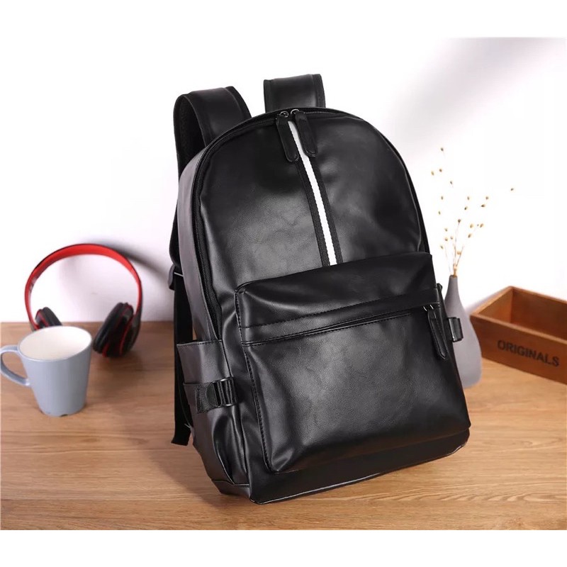 Balo Da Nam phong cách Hàn Quốc - Balo da thời trang siêu HOT