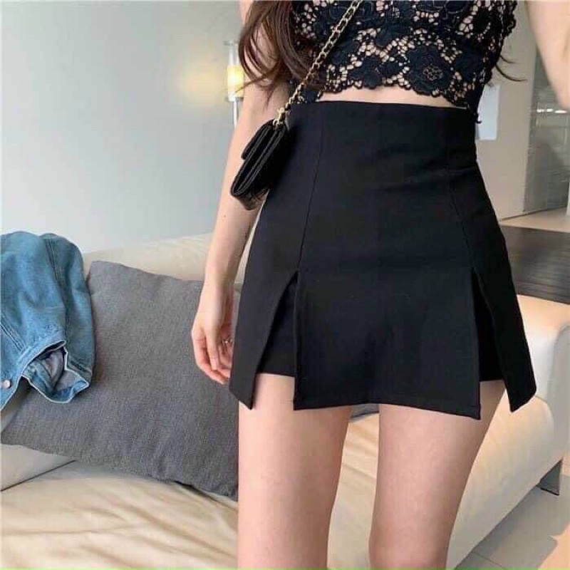Chân váy xẻ đùi hot treen