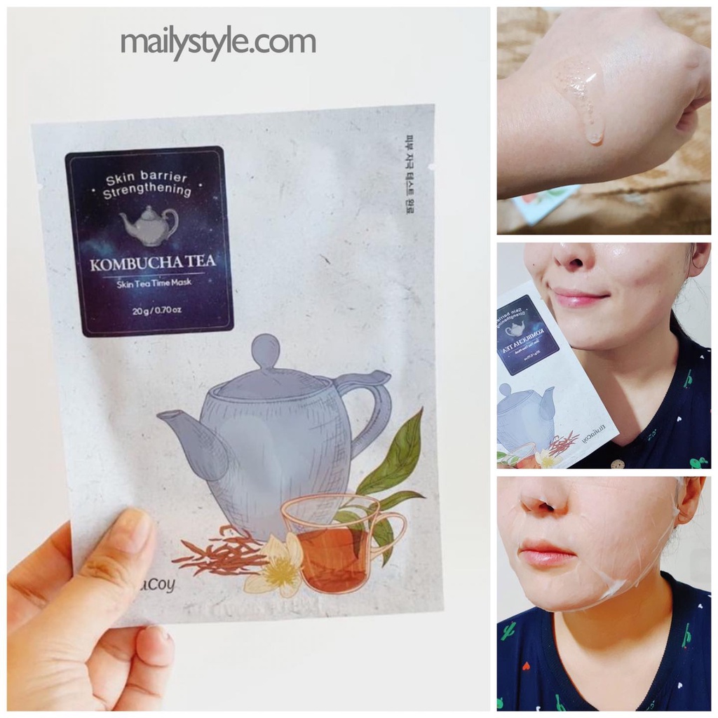 E03_Mặt Nạ Trà Đen Kombucha Skin Tea Time Mask