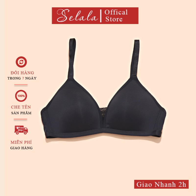 Áo Lót Nữ Selala Chất Su Cao Cấp Đệm Mỏng 1cm Thiết Kế Không Gọng Dáng Ôm AM22