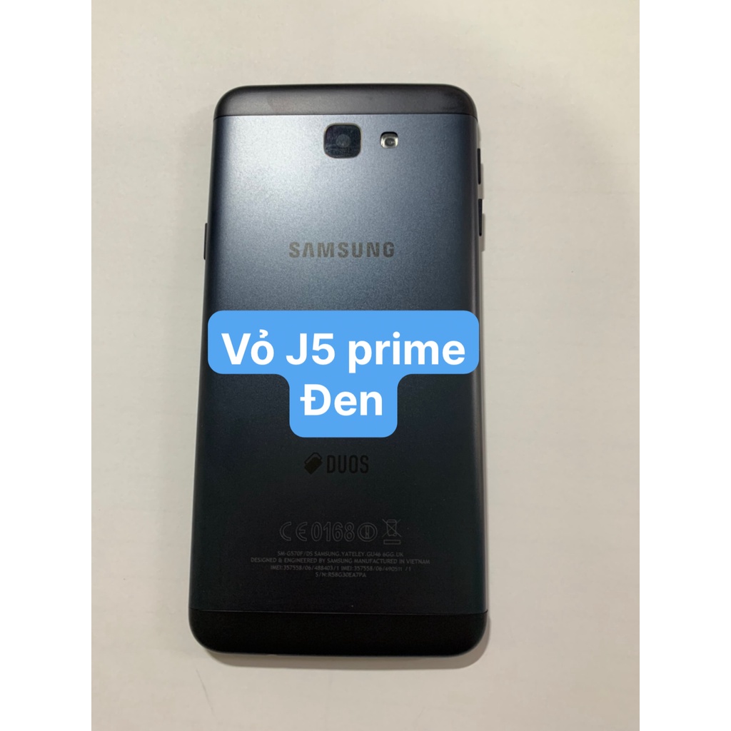 Bộ vỏ Sam sung J5 prime / SM-G570y (gồm lưng - sườn phím tất cả bằng nhôm)
