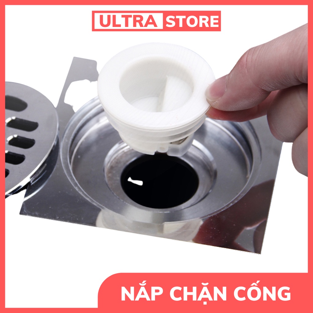 Nắp Ngăn Mùi Hôi Cống 2021 Tặng Cao Su Non, Chống Mùi Thoát Sàn, Bồn Rửa, Chặn Mùi Hôi Cống, Chống côn trùng