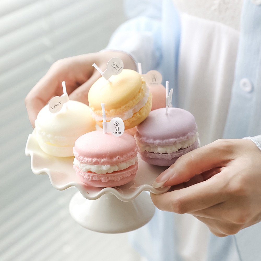 Nến thơm mini để bàn, nến trang trí decor phong cách Hàn Quốc giúp thư giãn, candles decor