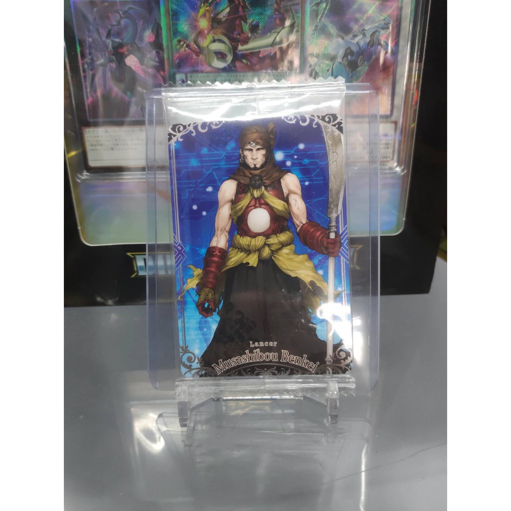 Thẻ bài sưu tầm bánh xốp Fate Grand Order FGO Musashibō Benkei - Common - Tặng bọc bài nhựa bảo quản