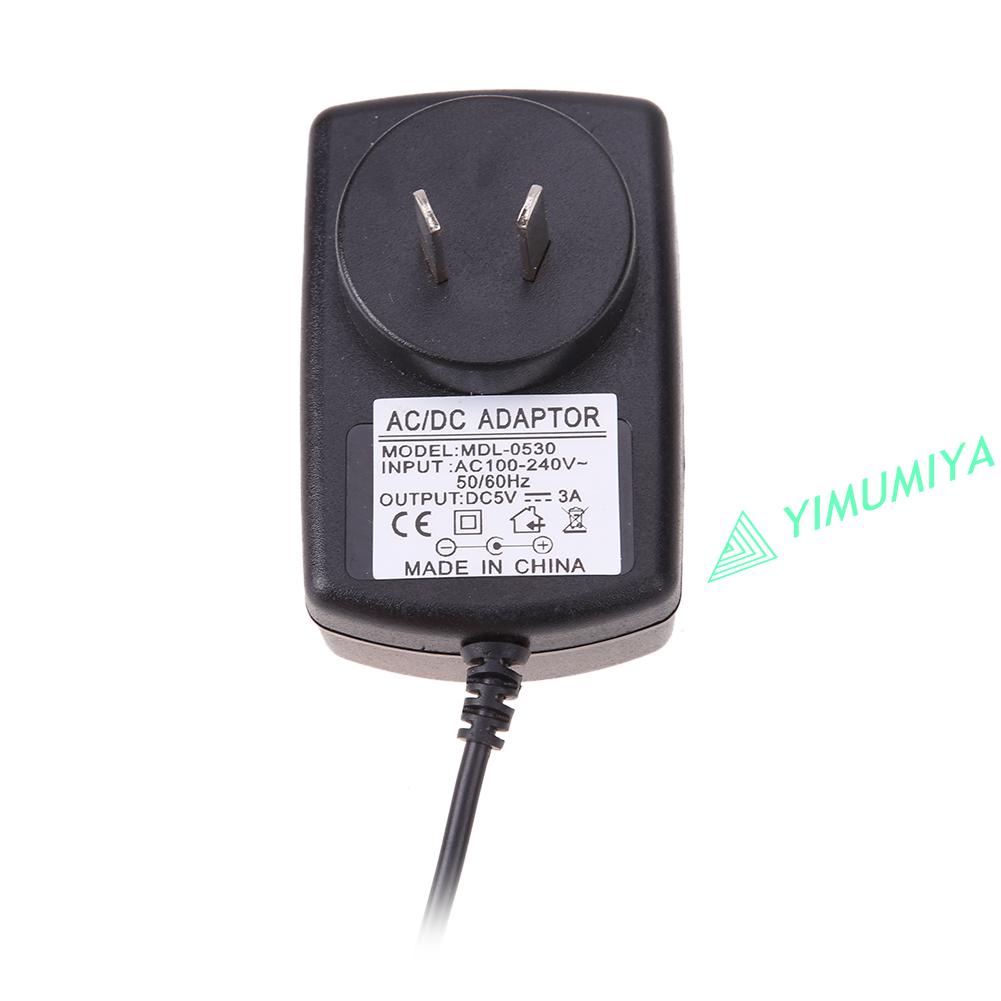 YI AU AC to DC 5V 3A Micro USB Power Supply Adapter for Windows Android Table